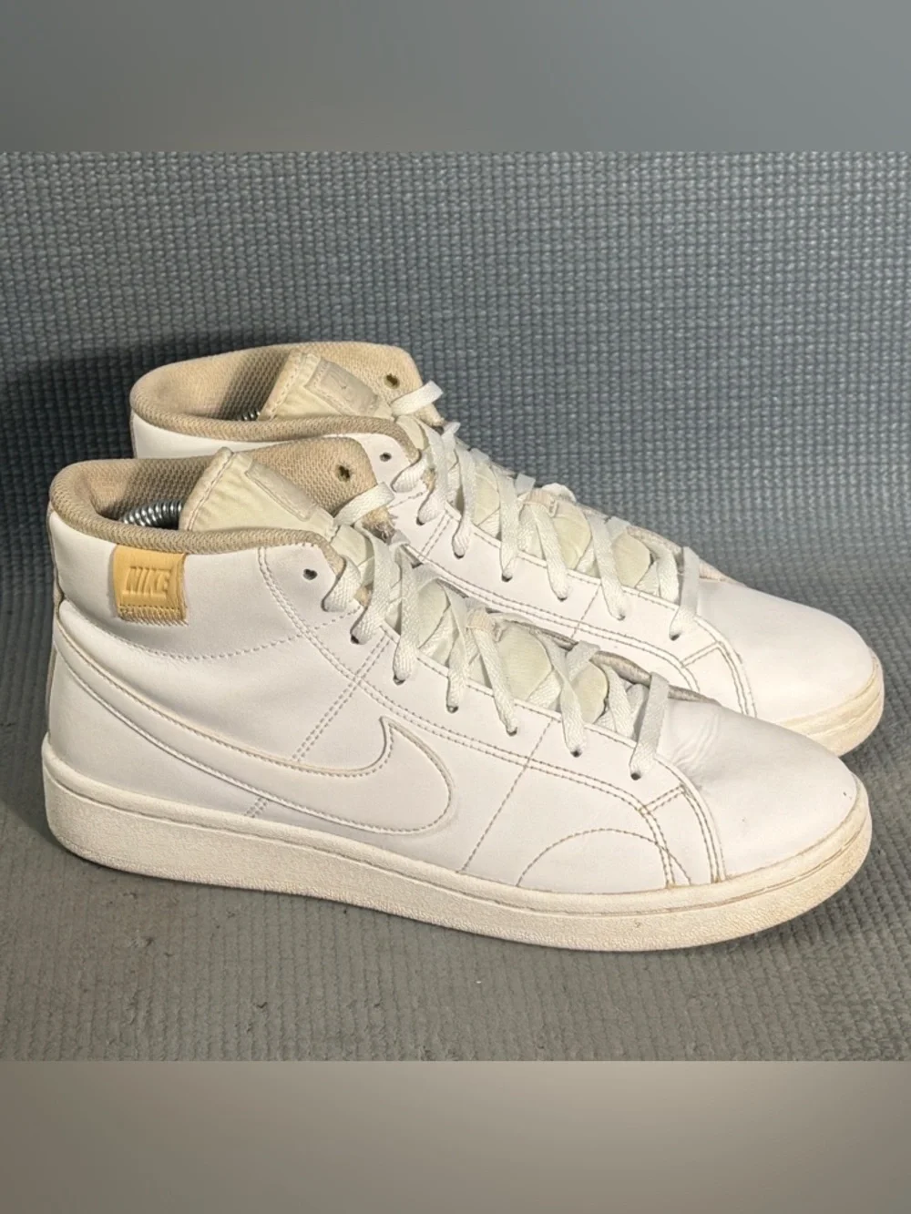 Nike Court Royale 2 Mid Triple White Women's Shoes CT1725-100 Size 8.5‎